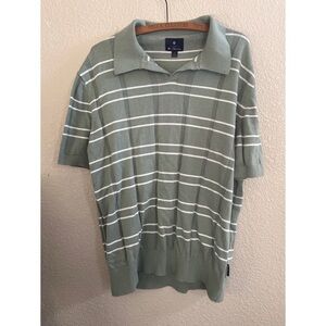 Ben Sherman Knit Striped Polo Men’s Size Large